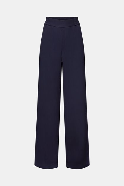 Twill Wide Pull-On Pants