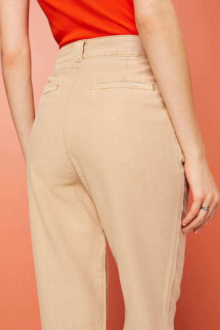 Chino trousers, linen blend, SAND, detail image number 4