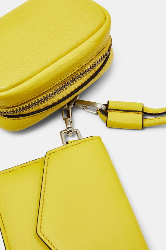 Mini Pouch Bag, YELLOW, detail image number 1