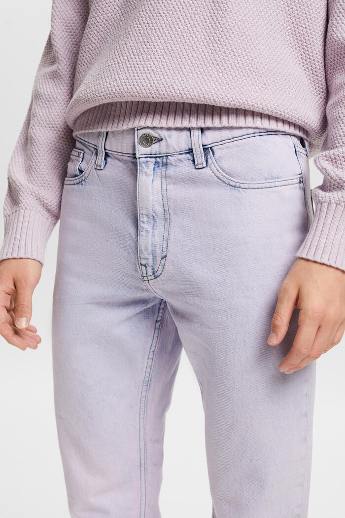 Mid-Rise Straight Jeans, LAVENDER, detail image number 4