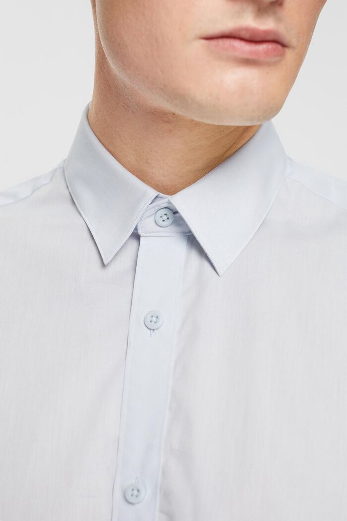 Sustainable cotton shirt, LIGHT BLUE, detail image number 0