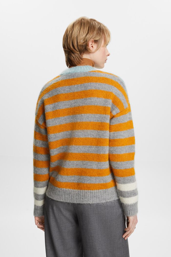 Wool-Mohair Blend Sweater, MEDIUM GREY, detail image number 2