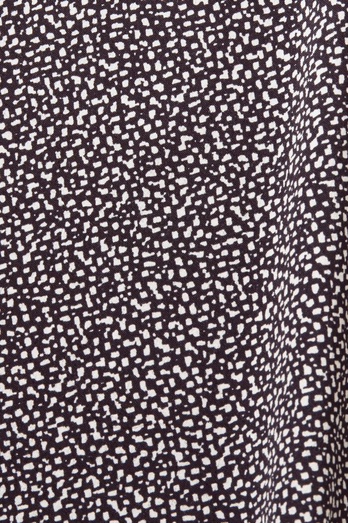 Patterned blouse, LENZING™ ECOVERO™, BLACK, detail image number 5