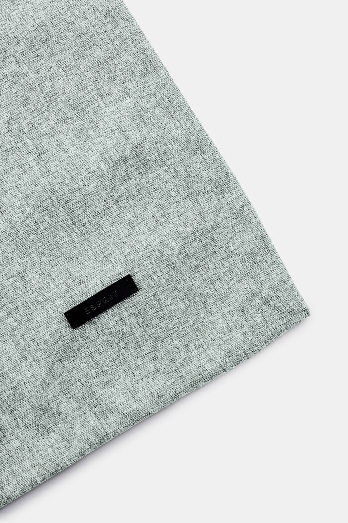 Table runner in melange woven fabric, BREEZE, detail image number 1