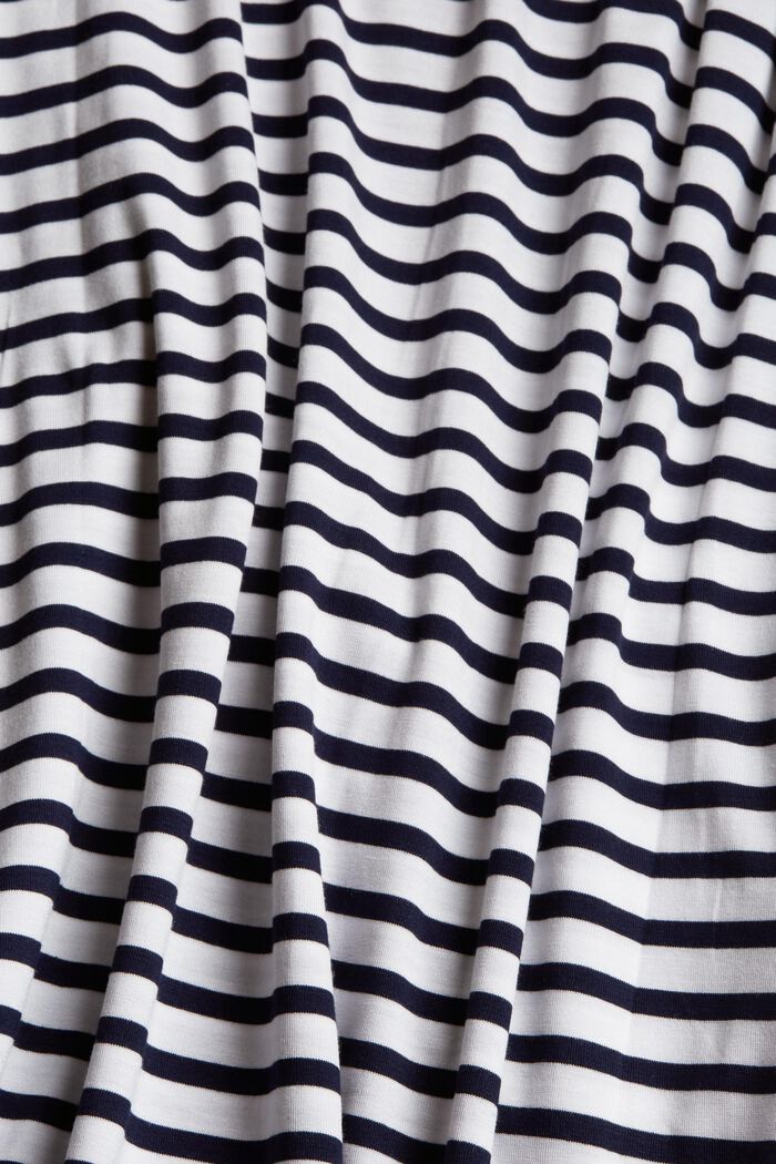 Striped jersey dress made of LENZING™ ECOVERO™, NAVY, detail image number 2