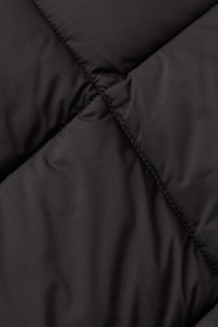 Quilted Puffer Jacket, BLACK, detail image number 5