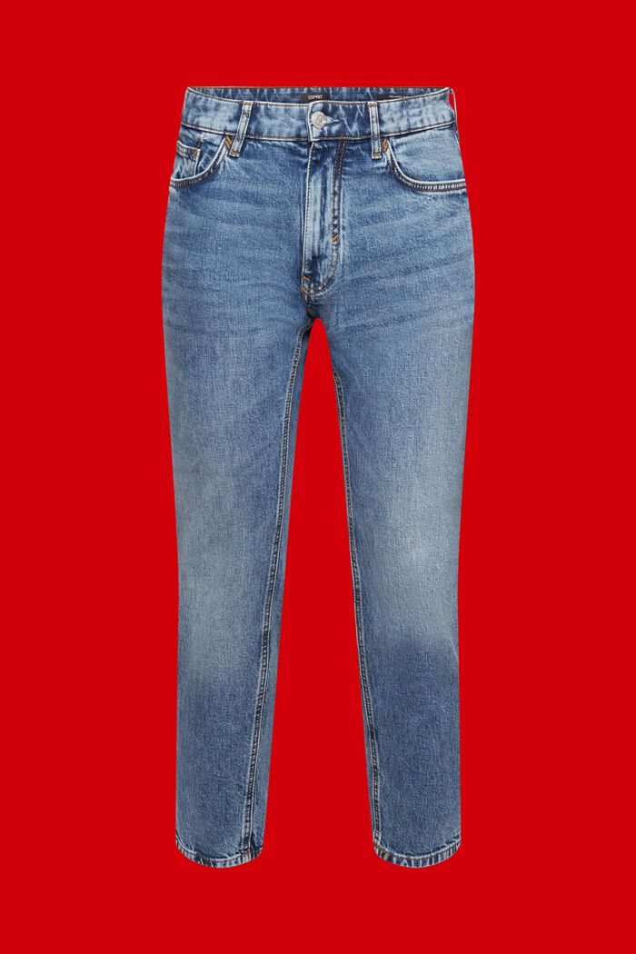 Relaxed slim fit jeans, BLUE LIGHT WASHED, detail image number 6