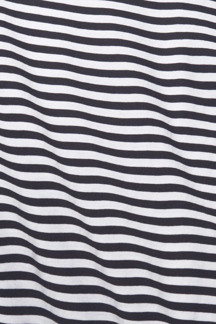 Striped jersey t-shirt, BLACK, detail image number 1