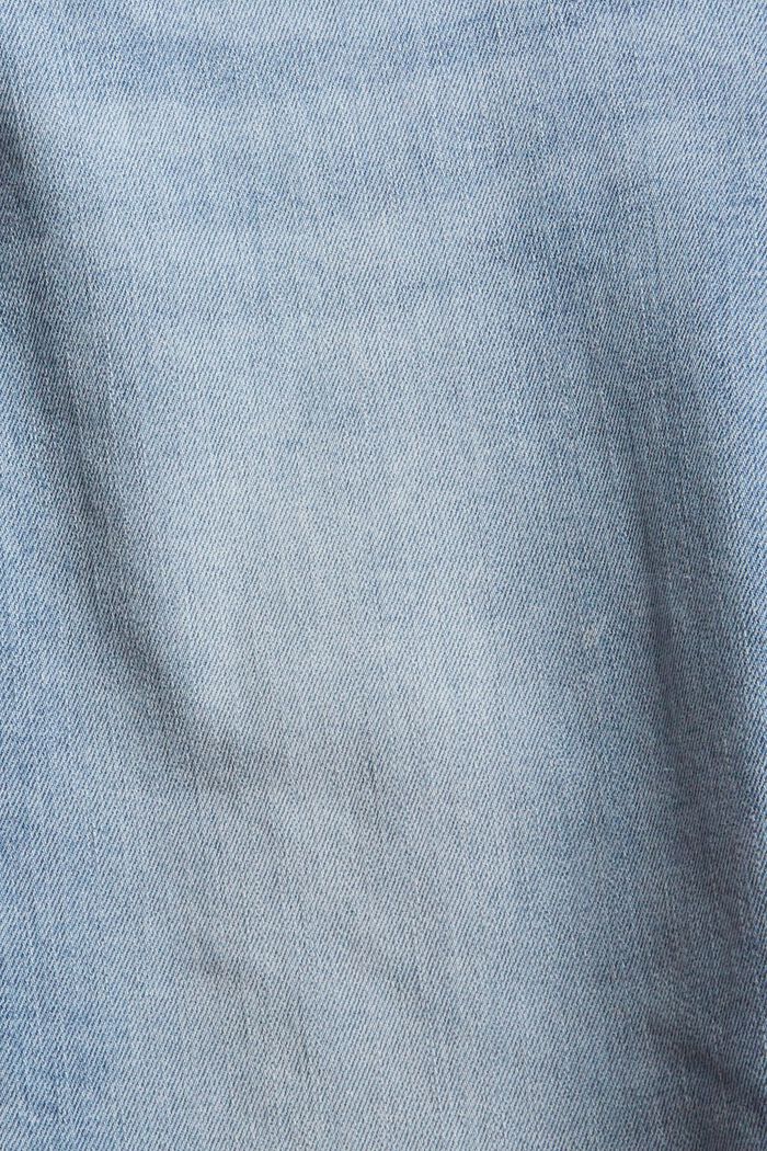 Slim-fit stretch jeans, BLUE LIGHT WASHED, detail image number 4