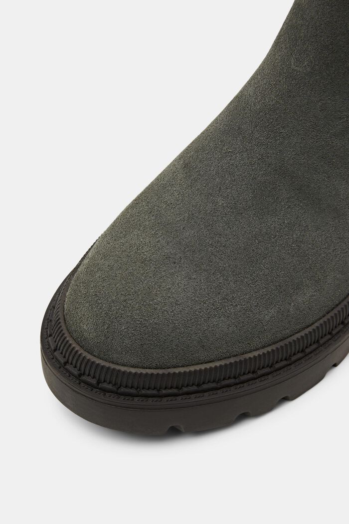 Real suede boots, GREY, detail image number 3