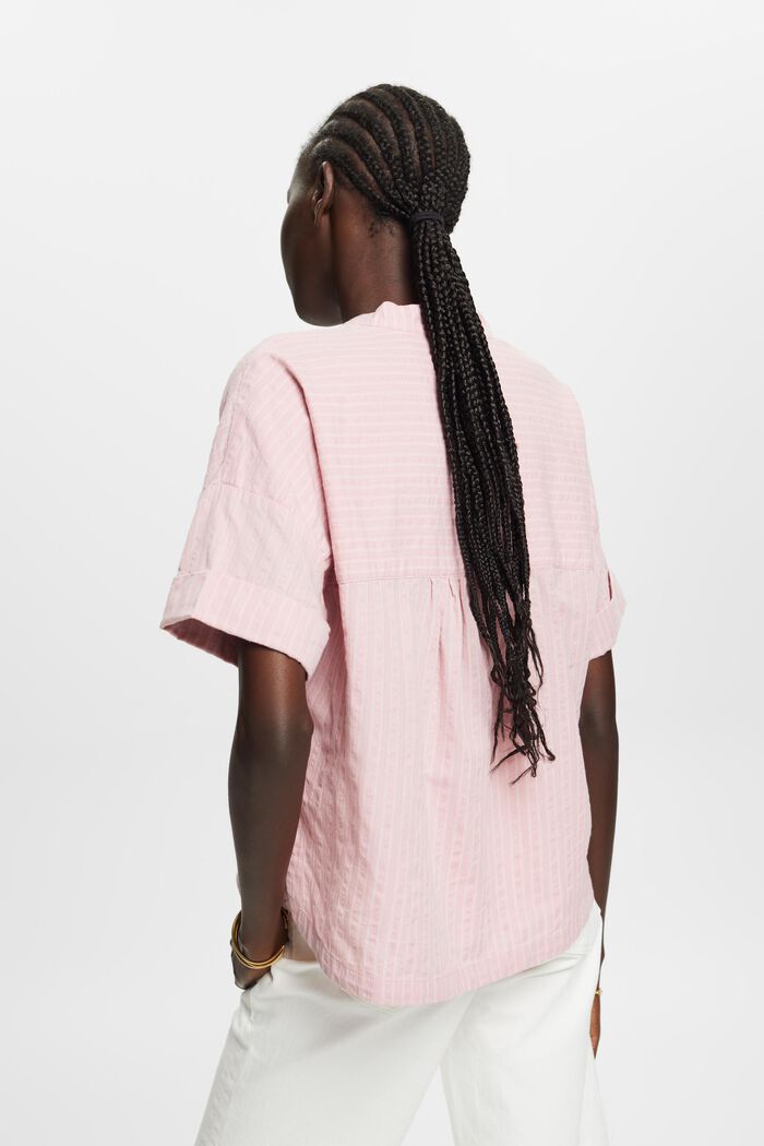 Striped oversized blouse, OLD PINK, detail image number 3