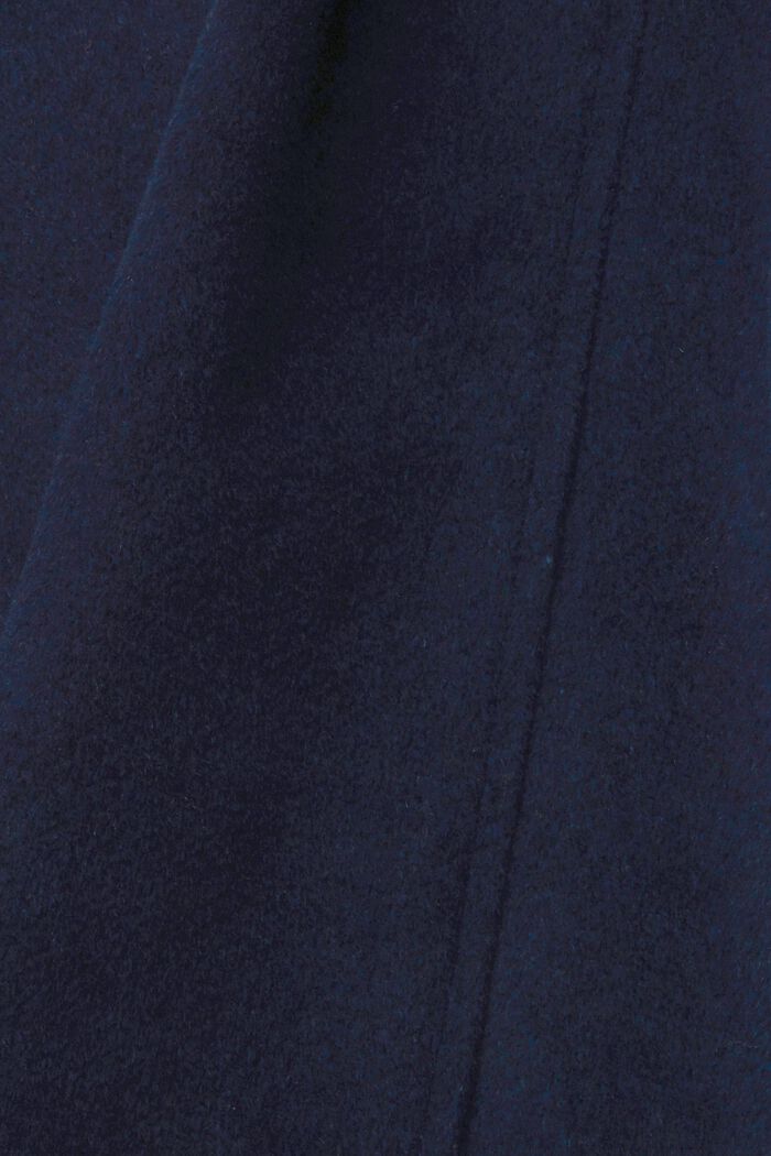 Double breasted wool blend coat, NAVY, detail image number 1