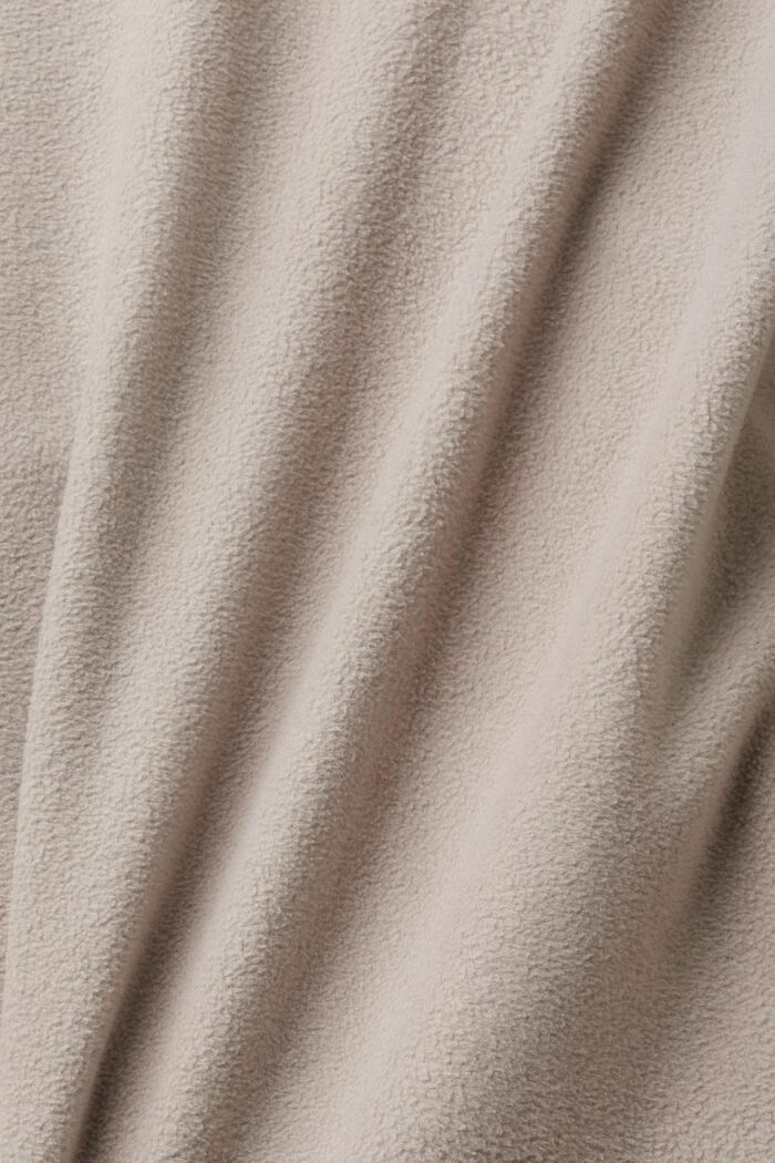 Long-sleeved fleece top, BEIGE, detail image number 4