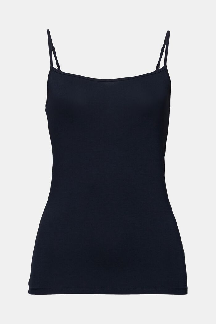 Stretch-Knit Camisole, NAVY, detail image number 6