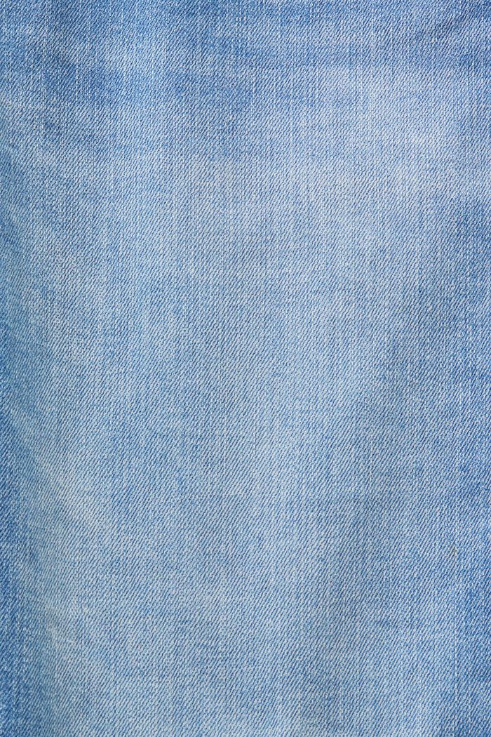 Mid Straight Jeans, BLUE MEDIUM WASHED, detail image number 6