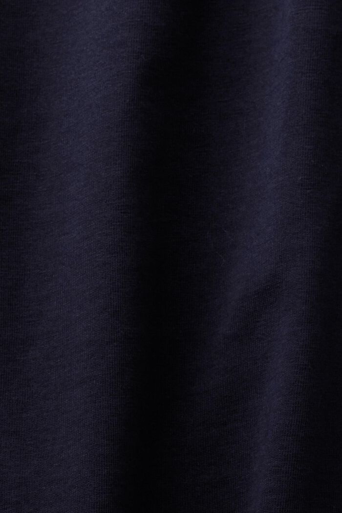Henley Cotton Top, NAVY, detail image number 5