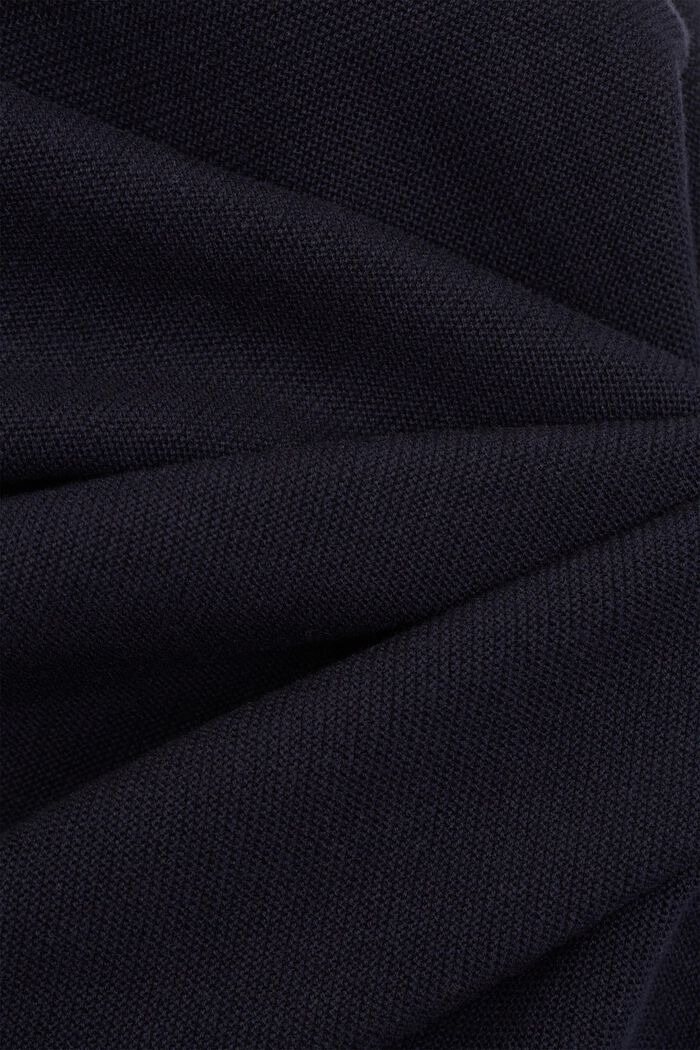 Knit jumper made of 100% organic cotton, NAVY, detail image number 4