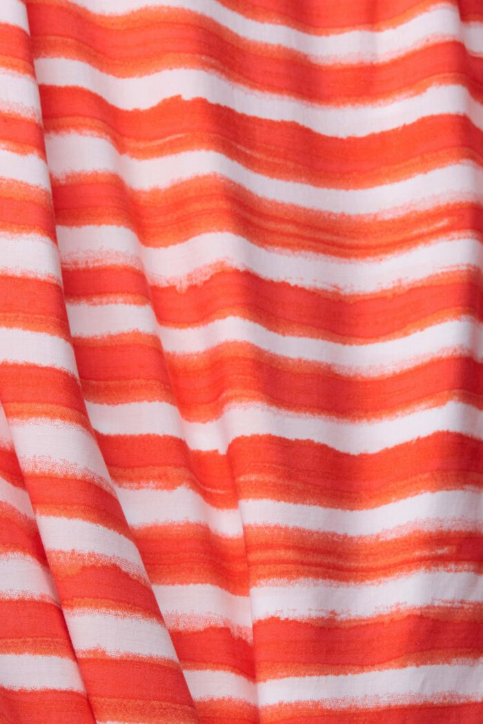 Strapless dress made of LENZING™ ECOVERO™, CORAL, detail image number 6