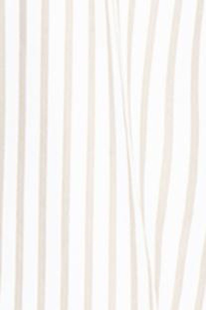 Striped Cotton-Poplin Shirt, BEIGE, detail image number 5