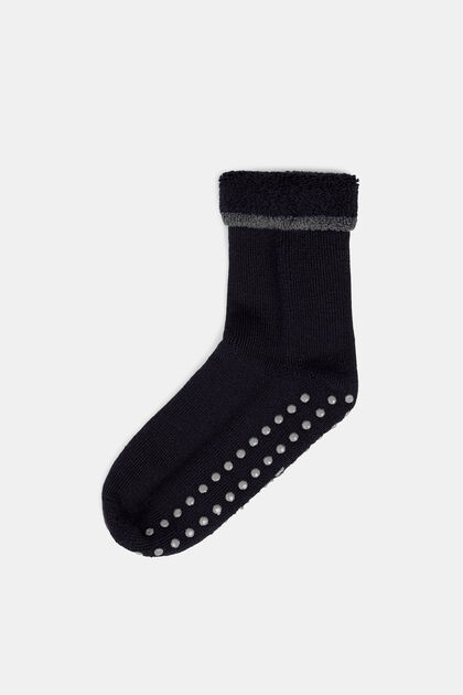 Soft stopper socks, wool blend