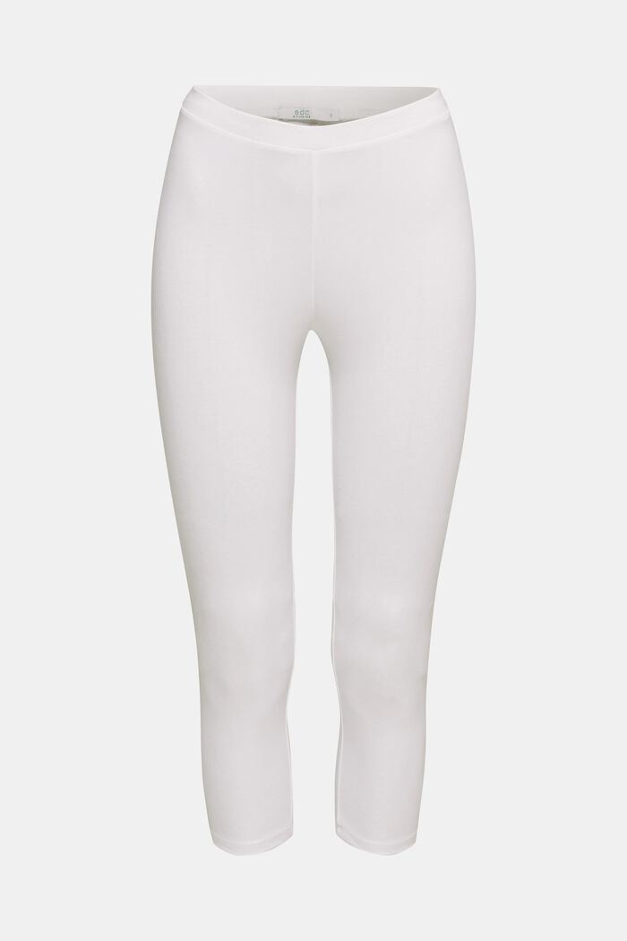 Capri leggings with stretch, WHITE, detail image number 2
