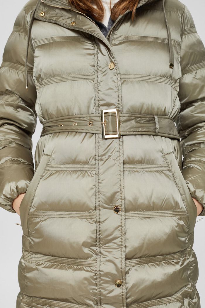 Recycled: quilted coat with 3M™ Thinsulate™, LIGHT KHAKI, detail image number 0