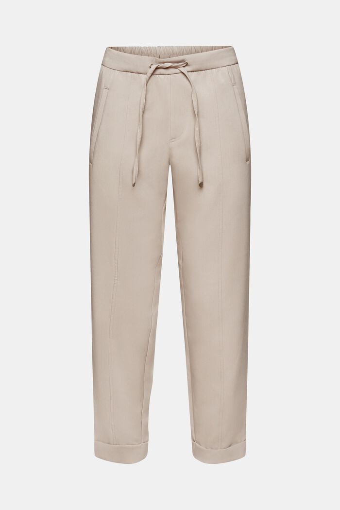 Jogger style trousers, LIGHT TAUPE, detail image number 6