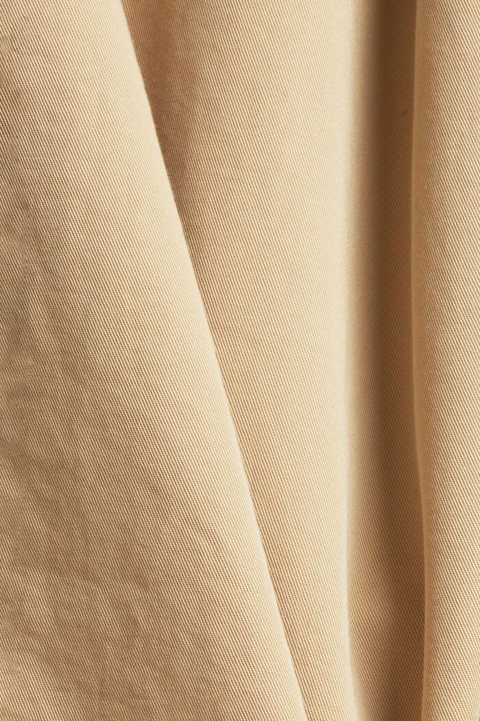 Canvas dress made of 100% pima cotton, SAND, detail image number 1