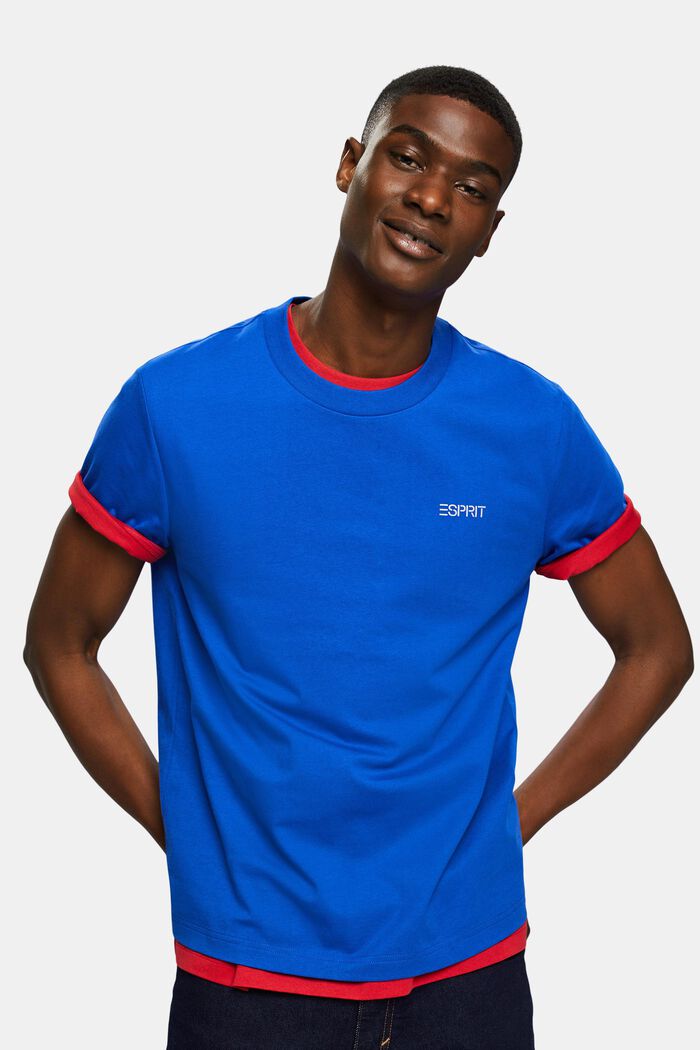 Unisex Logo T-Shirt, BRIGHT BLUE, detail image number 4