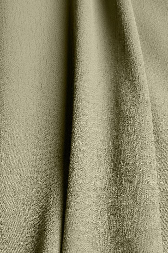 CURVY blouse made of LENZING™ ECOVERO™, LIGHT KHAKI, detail image number 4