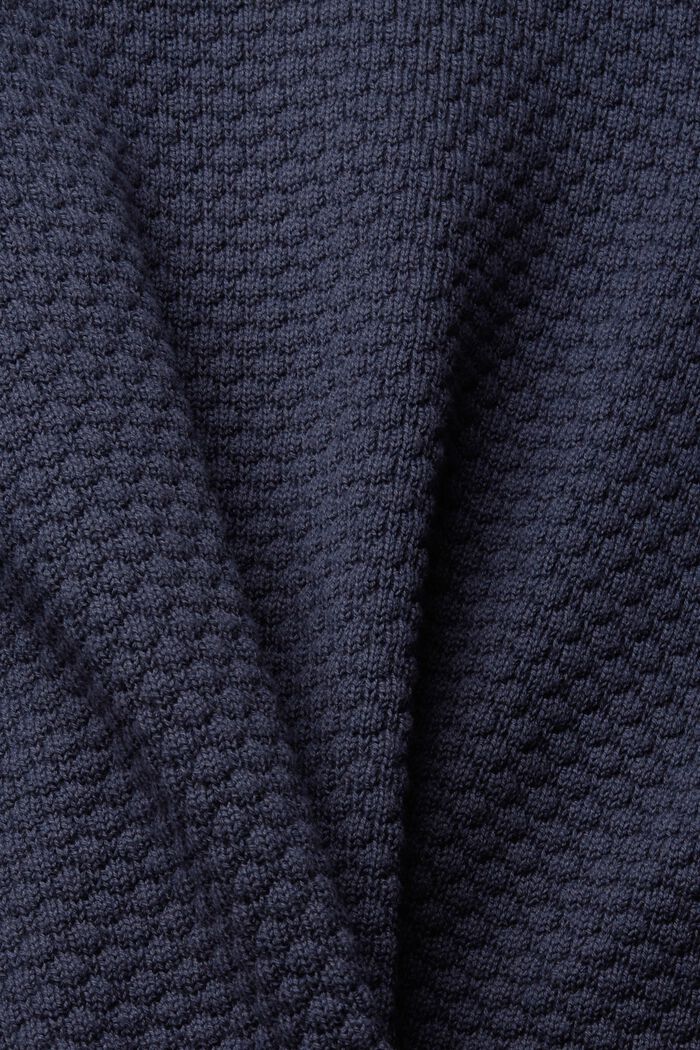 Textured knit jumper, NAVY, detail image number 1