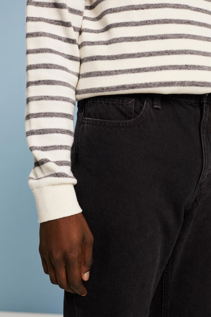 Regular Tapered Jeans, BLACK DARK WASHED, detail image number 4