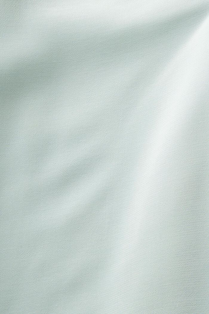Sleeveless blouse with lace trimming, LIGHT AQUA GREEN, detail image number 5