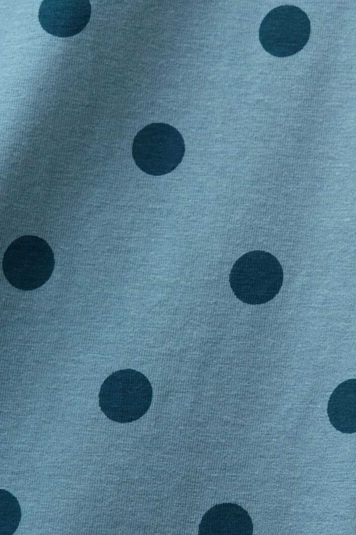 Jersey Long Pyjama Set, TEAL BLUE, detail image number 4
