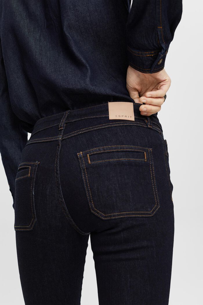 Skinny bootcut jeans, BLUE LIGHT WASHED, detail image number 4