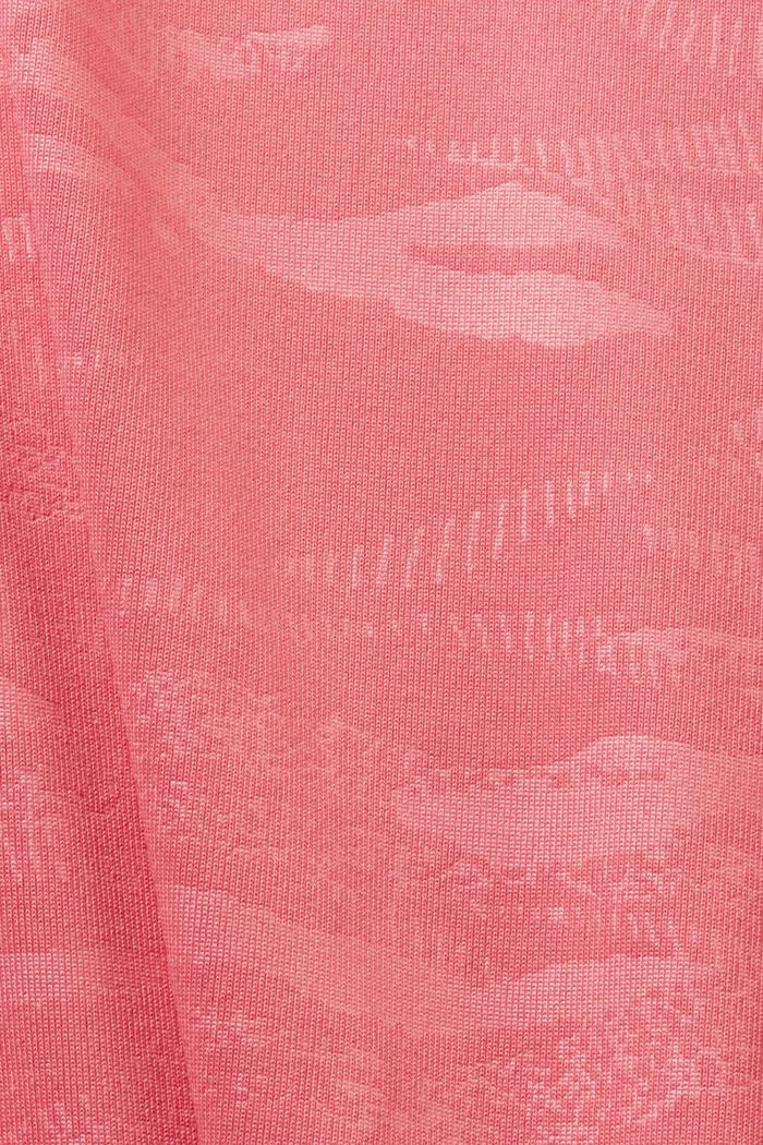 Embossed Active T-Shirt, E-DRY, BLUSH, detail image number 5