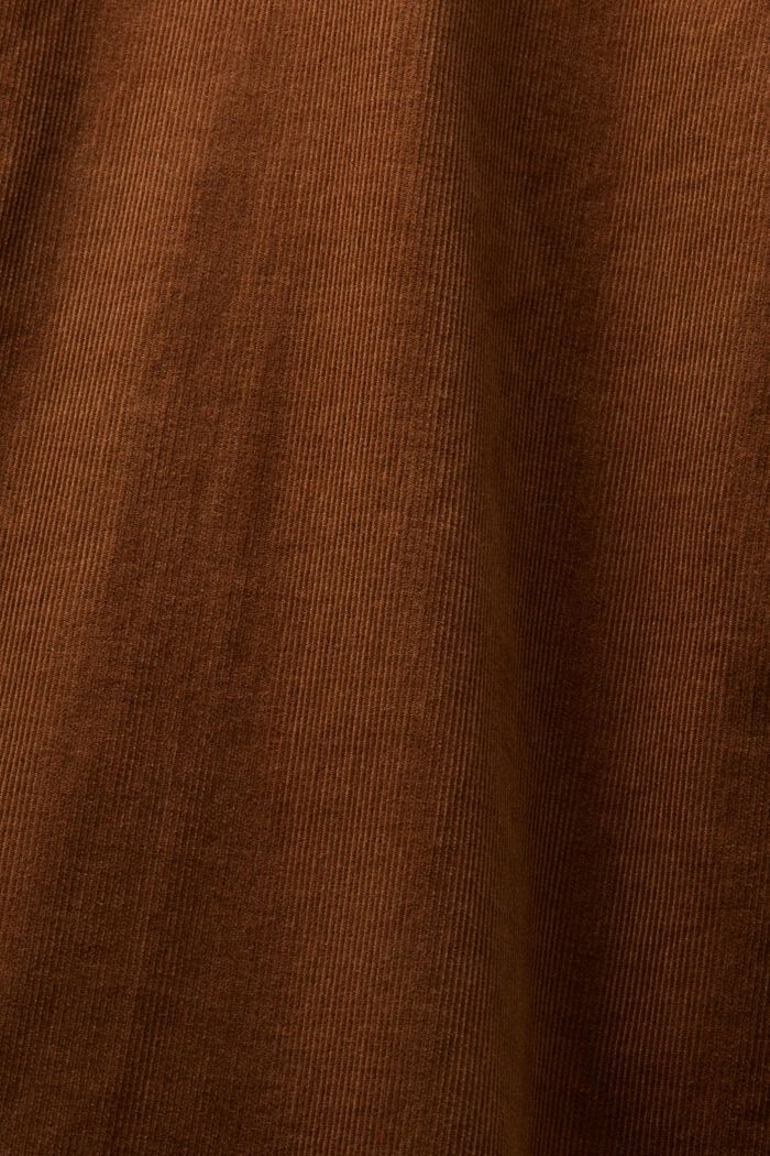Corduroy shirt, 100% cotton, BARK, detail image number 5