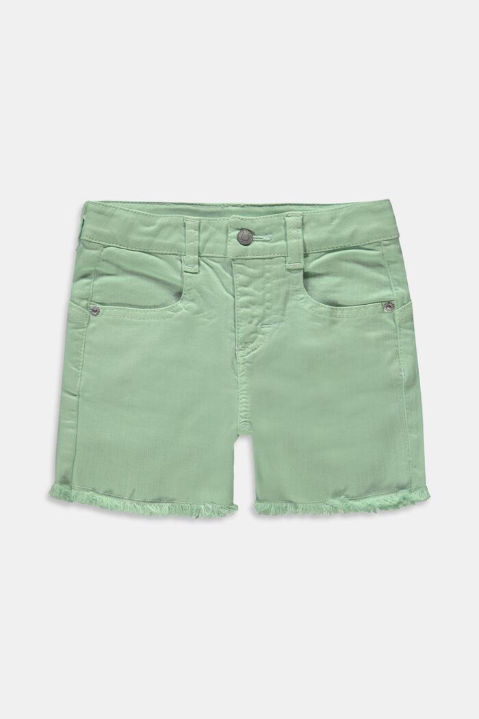 Made of recycled material: shorts with an adjustable waistband, PISTACCHIO GREEN, detail image number 0