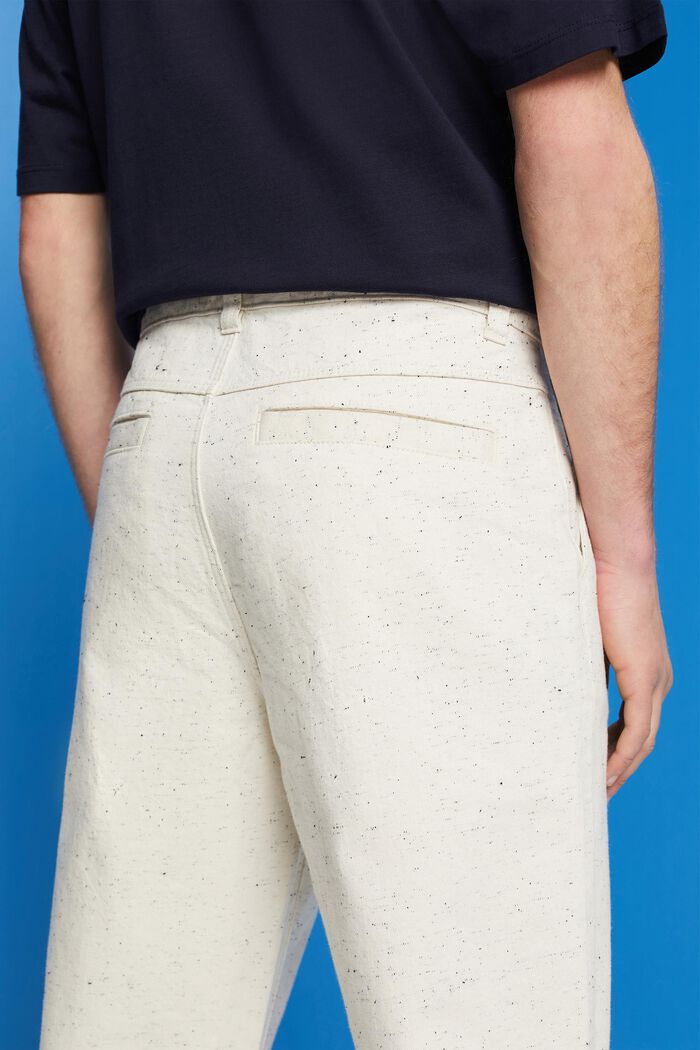 Balloon fit trousers, OFF WHITE, detail image number 2