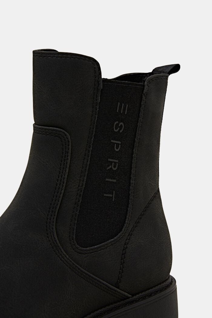Faux leather boots, BLACK, detail image number 3