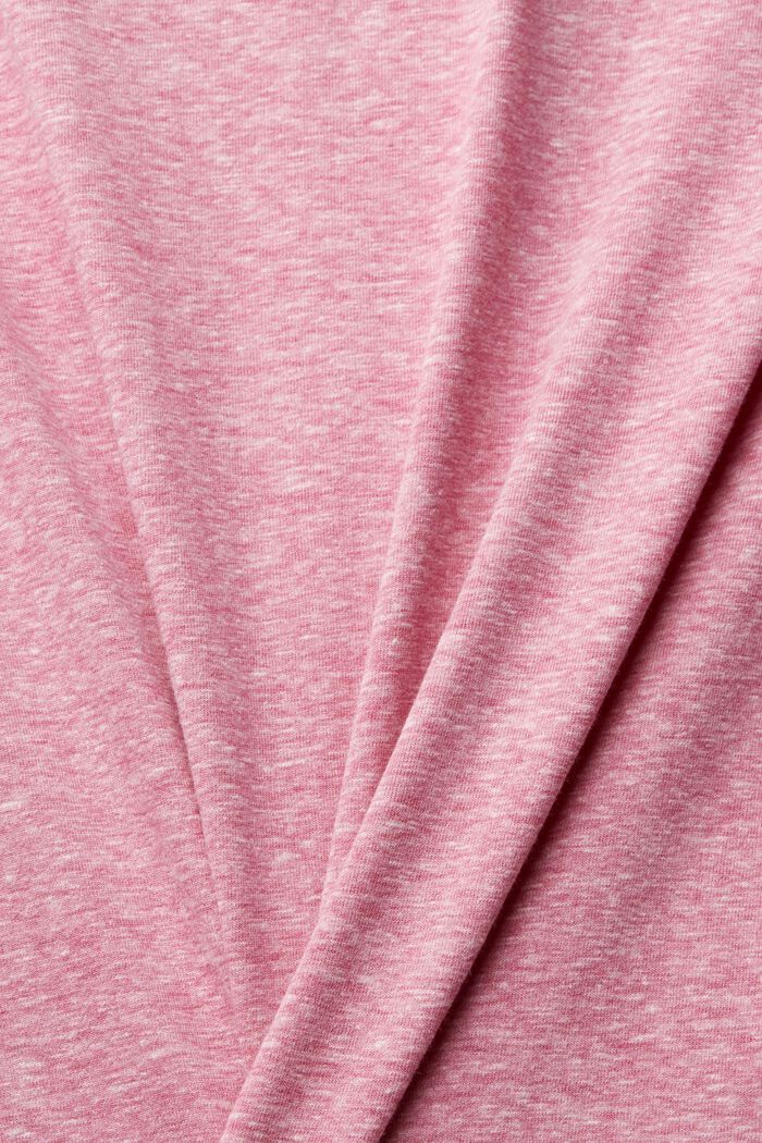 Broderie anglaise detail T-shirt made of recycled material, VIOLET, detail image number 4