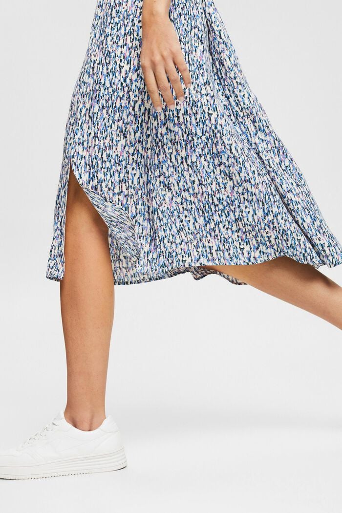 Patterned midi skirt, LENZING™ ECOVERO™, BLUE LAVENDER, detail image number 2