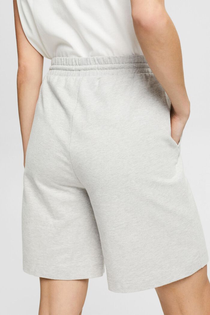 Sweat shorts made of organic cotton, LIGHT GREY, detail image number 5