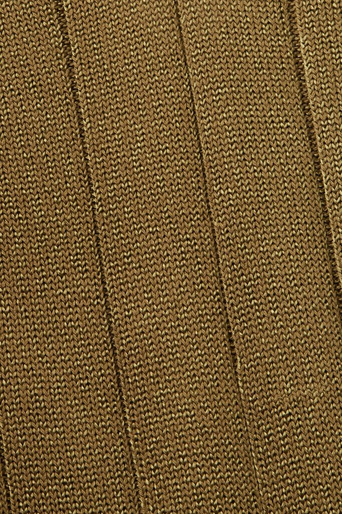 Knit Tank Top, OLIVE, detail image number 5