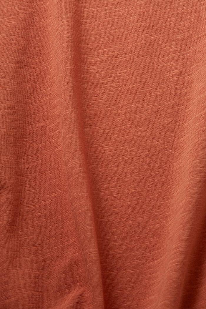 Jersey longsleeve, 100% cotton, TERRACOTTA, detail image number 5