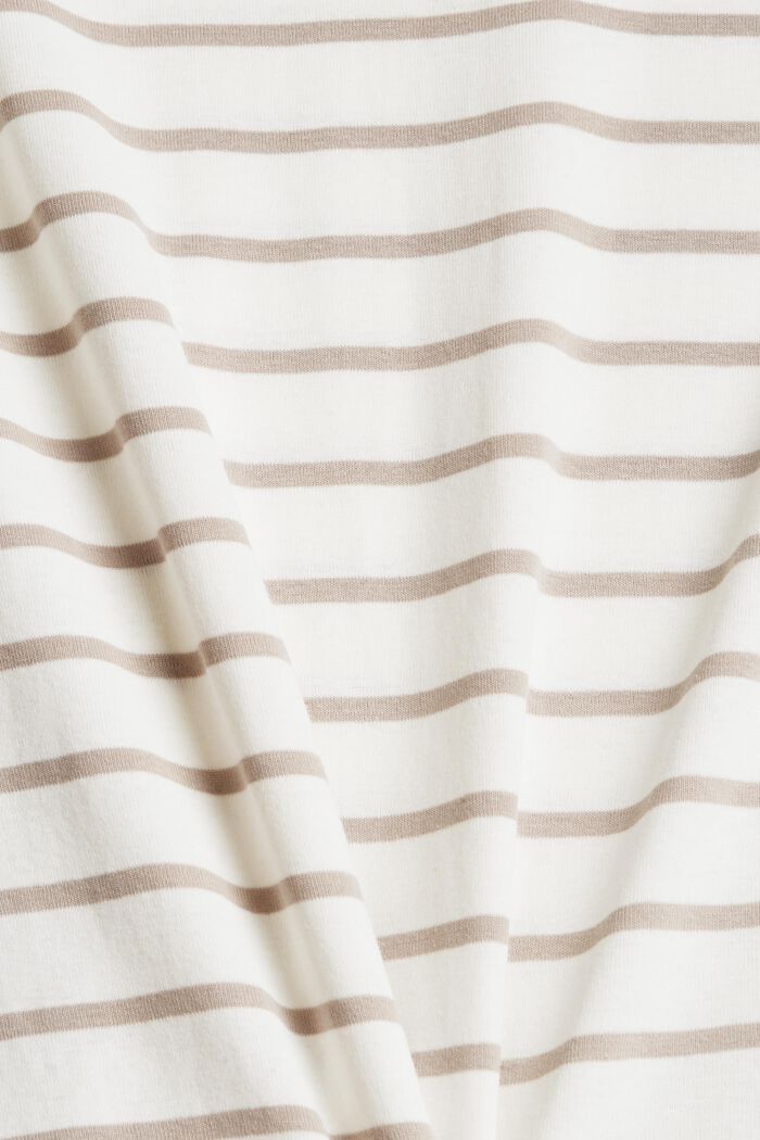 Striped T-shirt, 100% organic cotton, OFF WHITE, detail image number 4