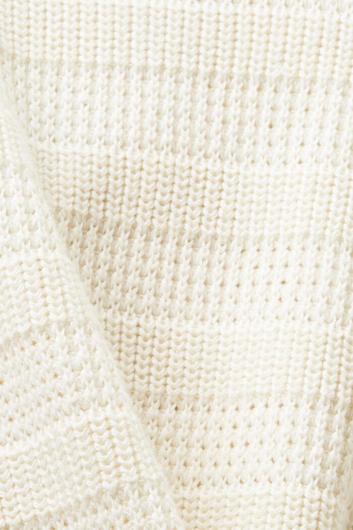 V-Neck Cotton Cardigan, ICE, detail image number 5