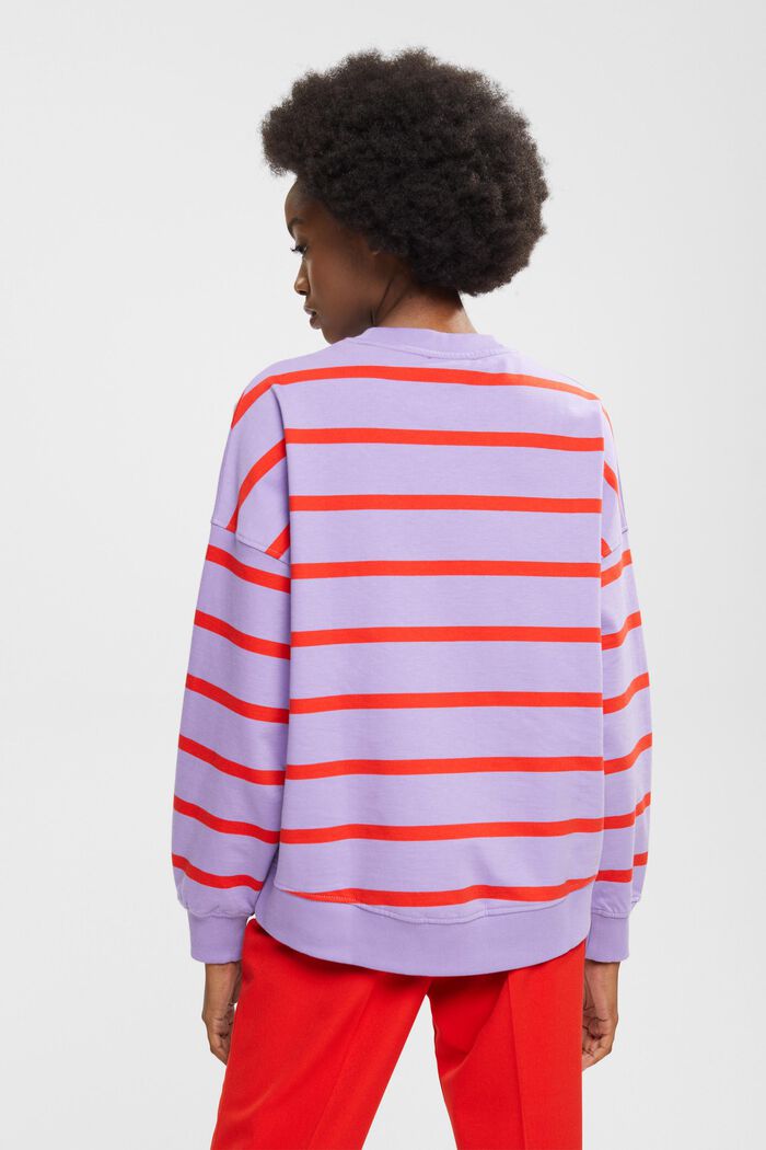 Striped sweatshirt, LILAC, detail image number 3