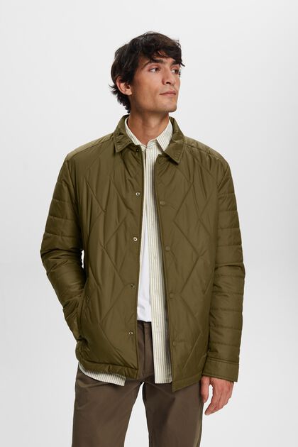 Recycled: quilted lightweight jacket