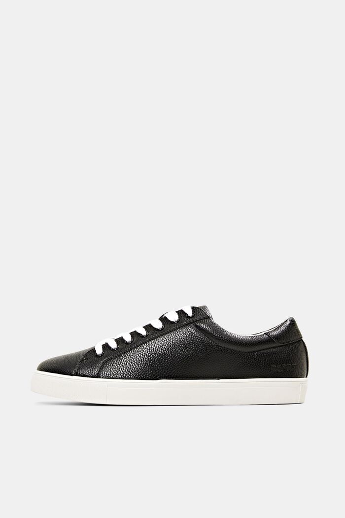 Faux leather trainers, BLACK, detail image number 0
